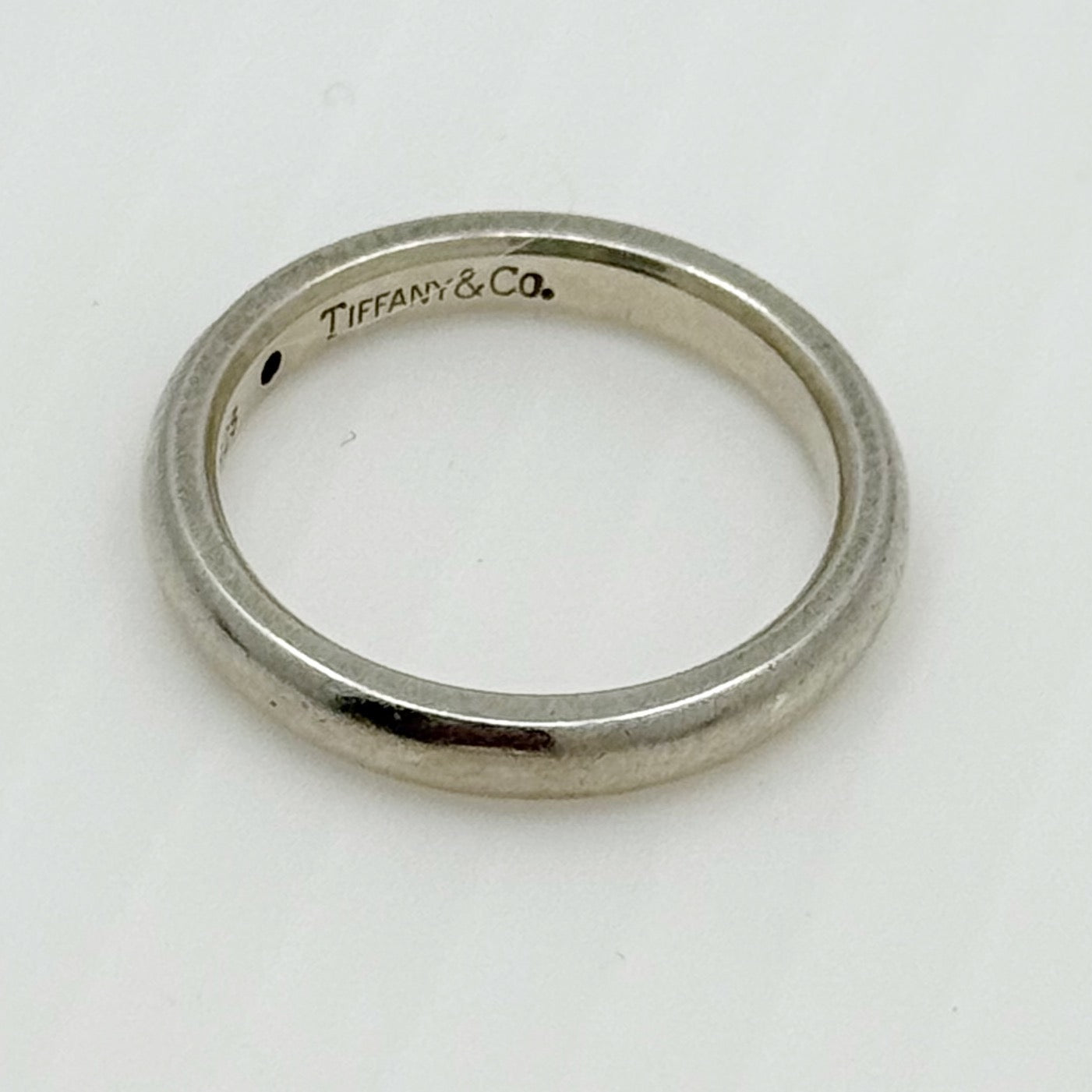Tiffany & Co Elsa Peretti sterling silver Ruby band ring - GM1120