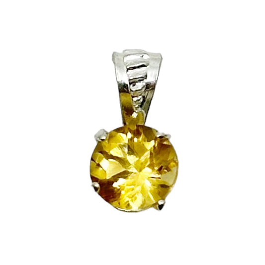 Sterling silver Citrine Pendant GM150