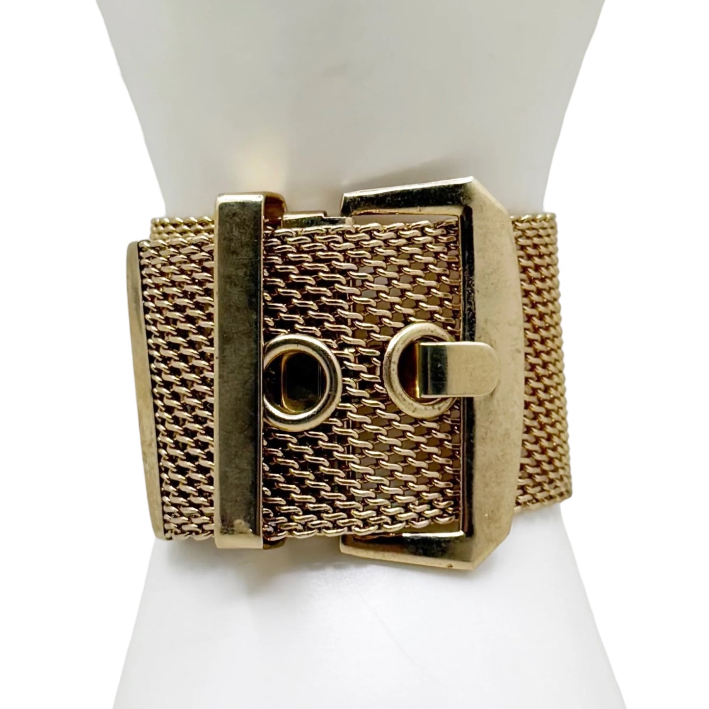 Vintage Gold tone belt mesh bracelet - GM1501