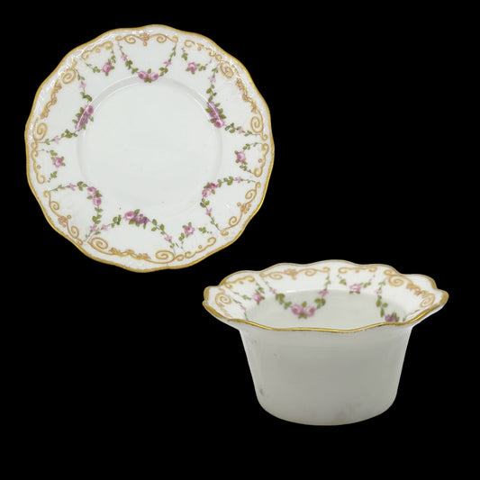 Limoges Ramekin Cup & Saucer