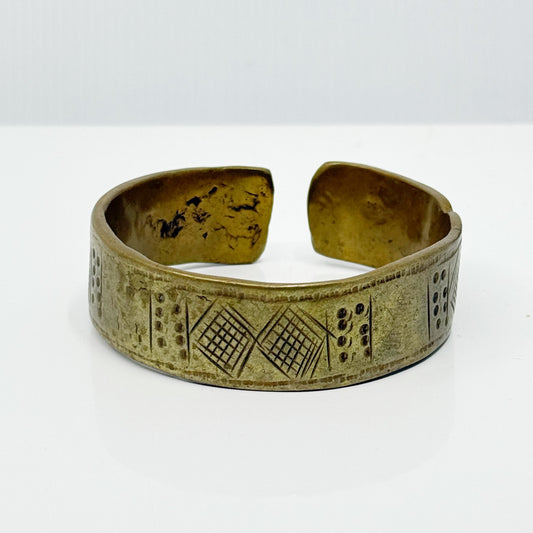 Vintage bronze African dogon mali tribe bracelet - GM1511