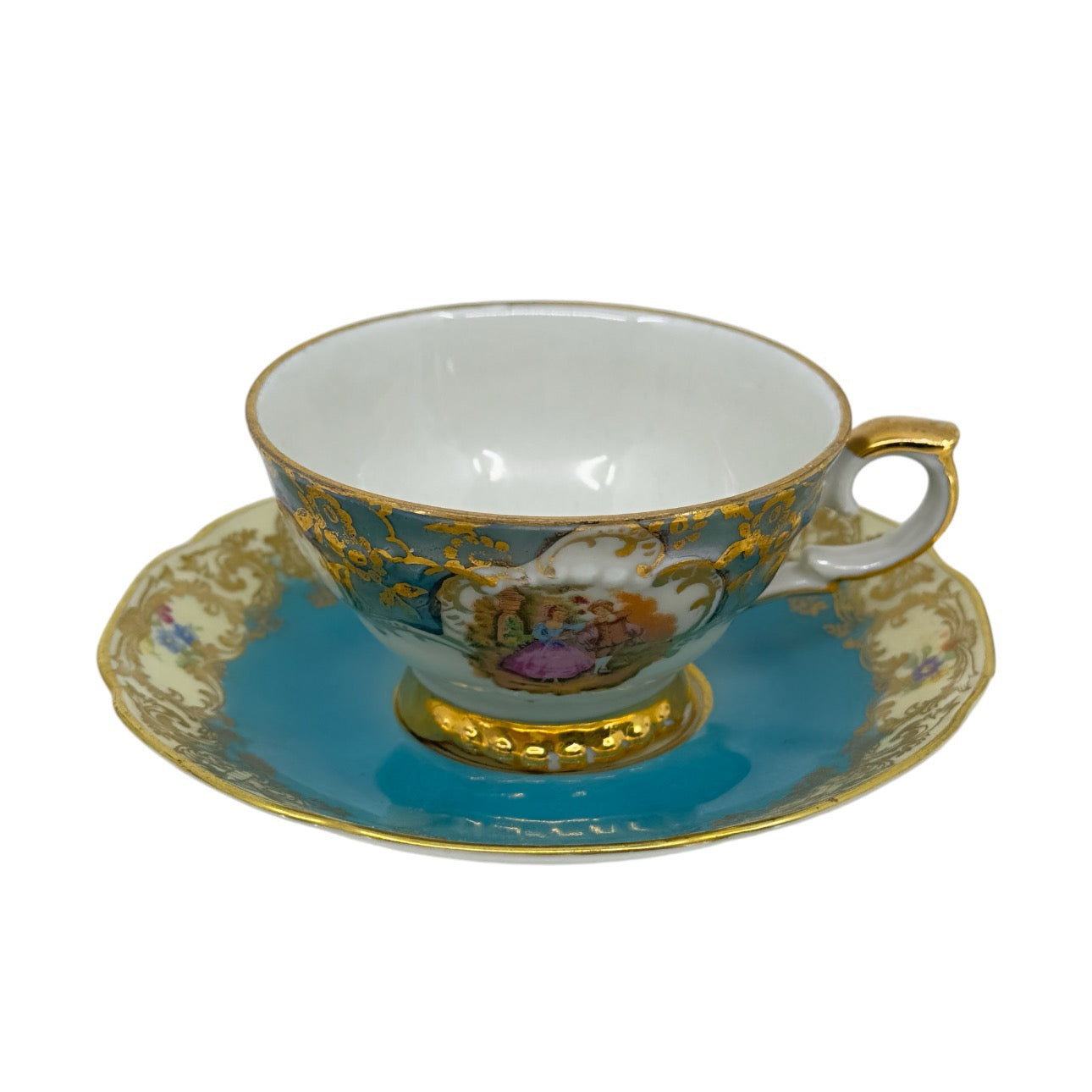 Bavaria Birschenreuth Germany fine bone china porcelain Teacup and Saucer