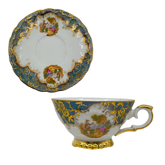 Vavaria Germany fine bone china porcelain Teacup and Saucer