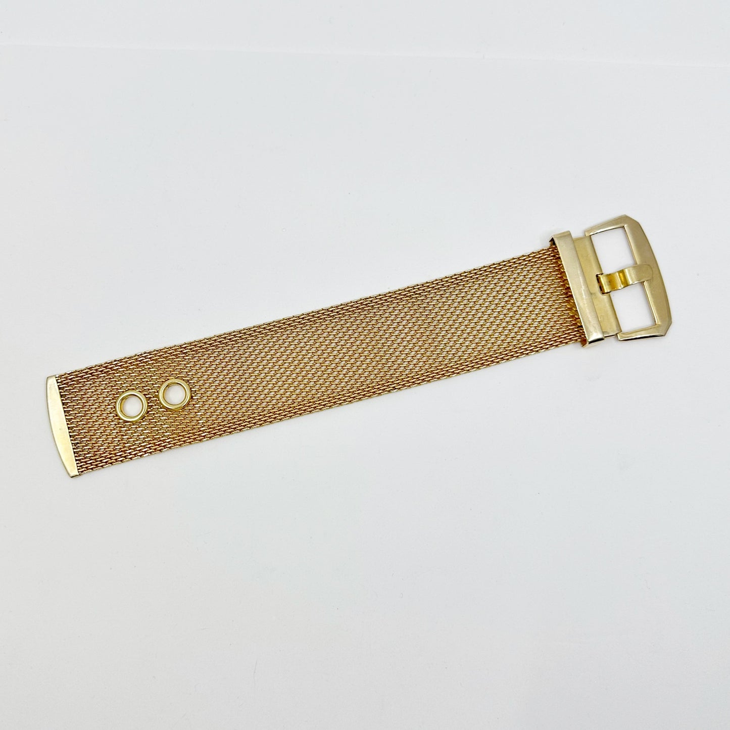 Vintage Gold tone belt bracelet