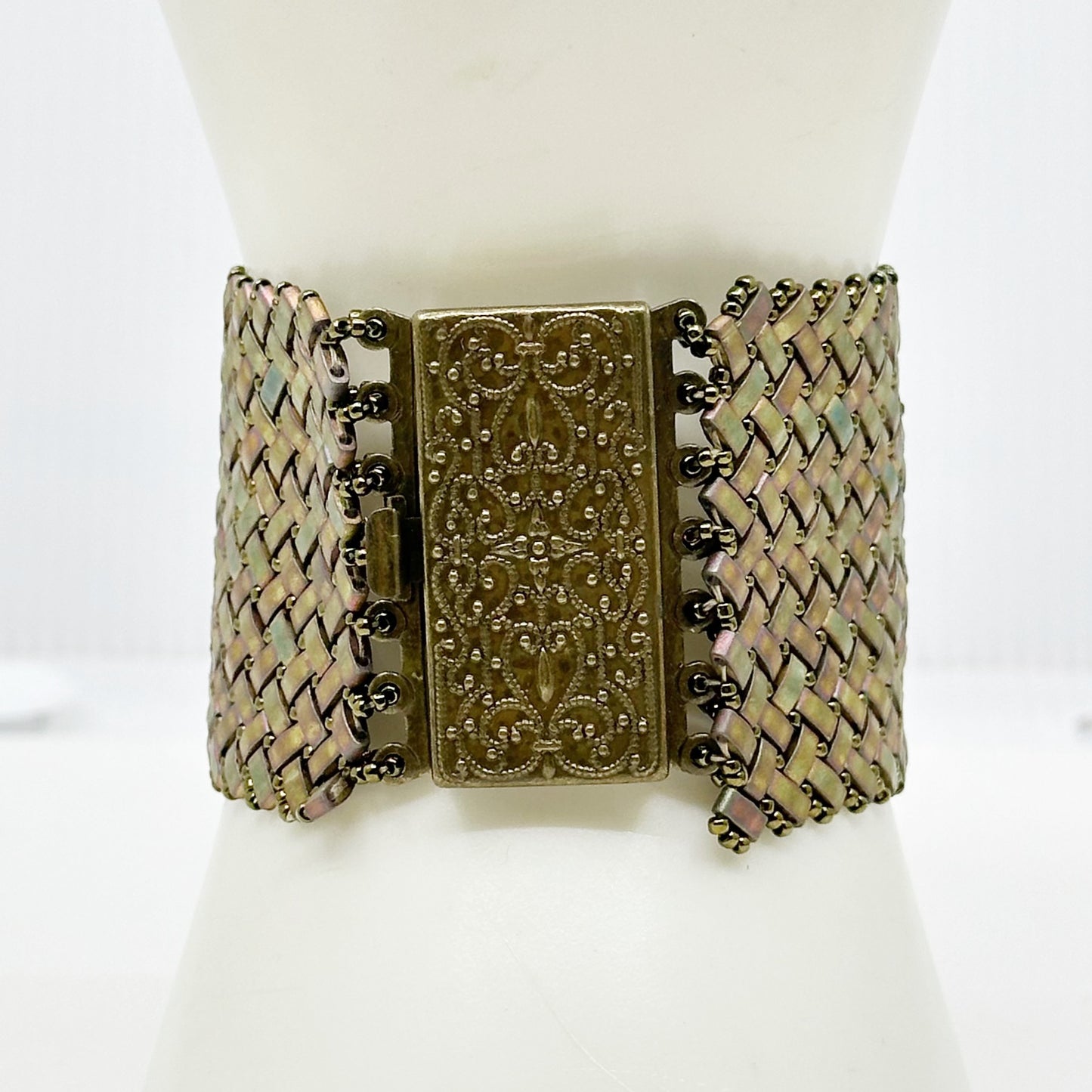 Vintage Copper woven bracelet