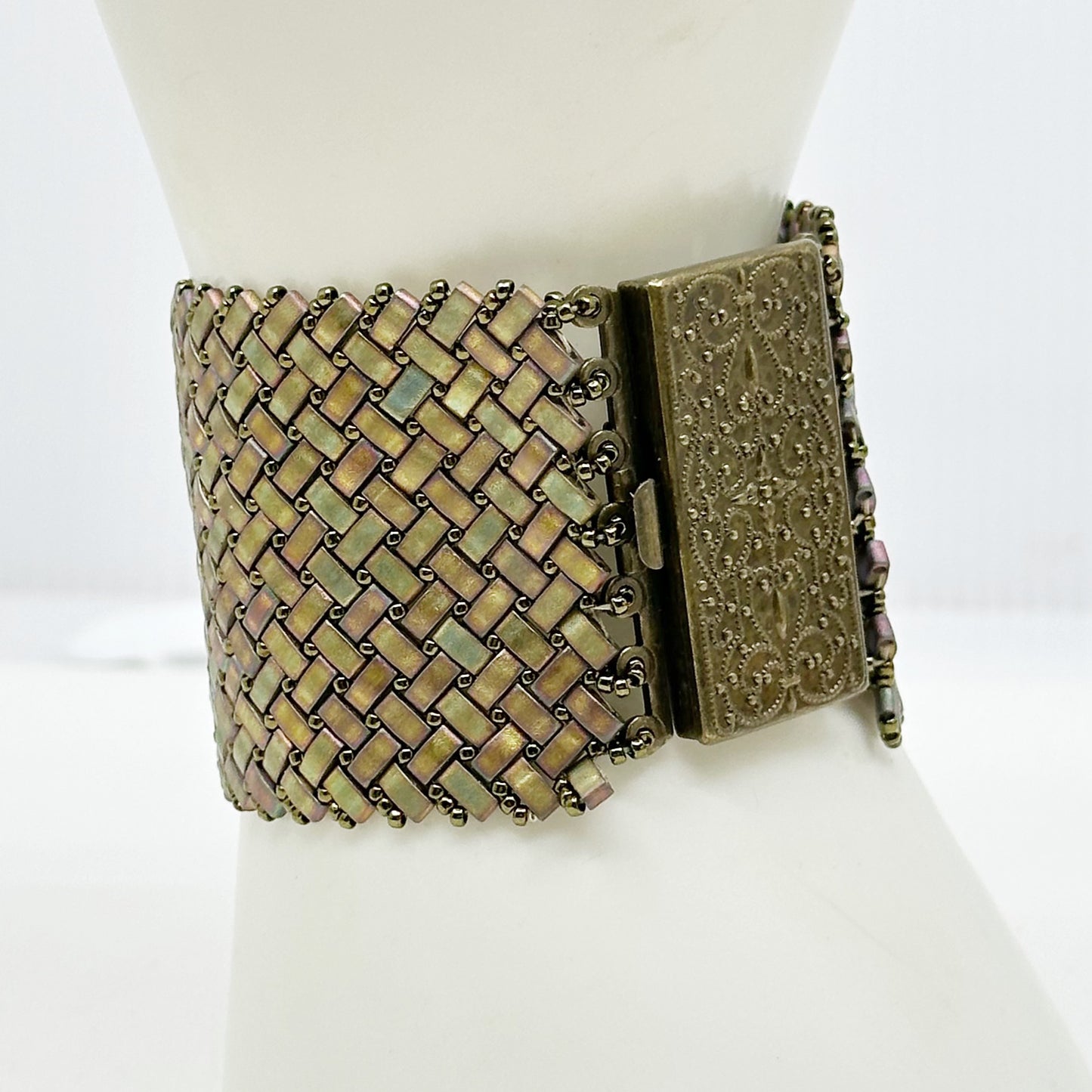 Vintage Copper woven bracelet