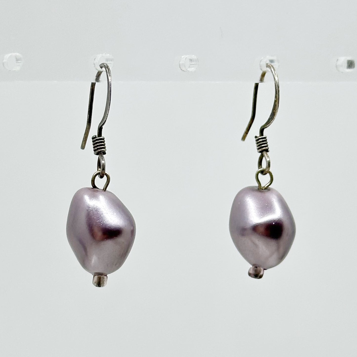 Sterling silver pearl earrings GM158