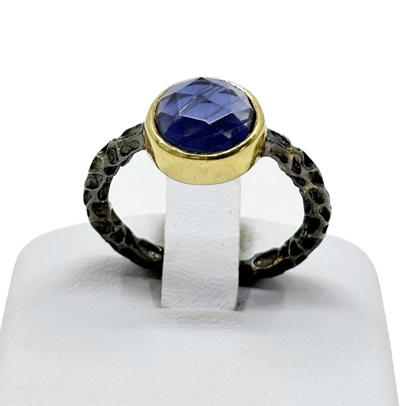 Gold Vermeil Sterling silver Iolite ring GM160