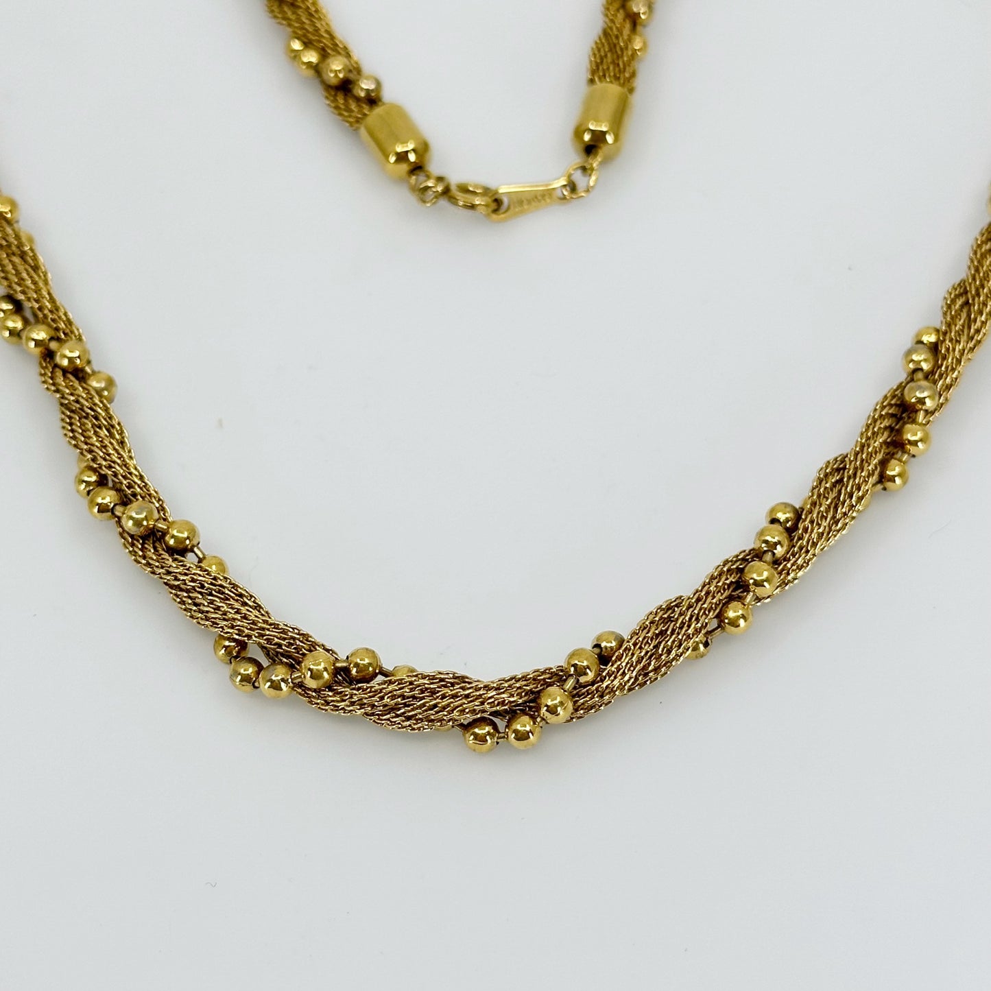 Vintage Avon Gold tone chain necklace