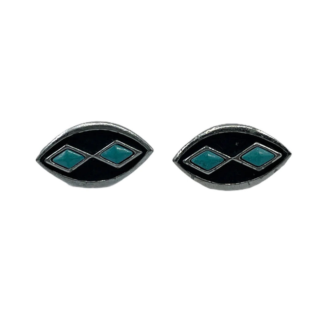 St. Labre silver turquoise cufflinks