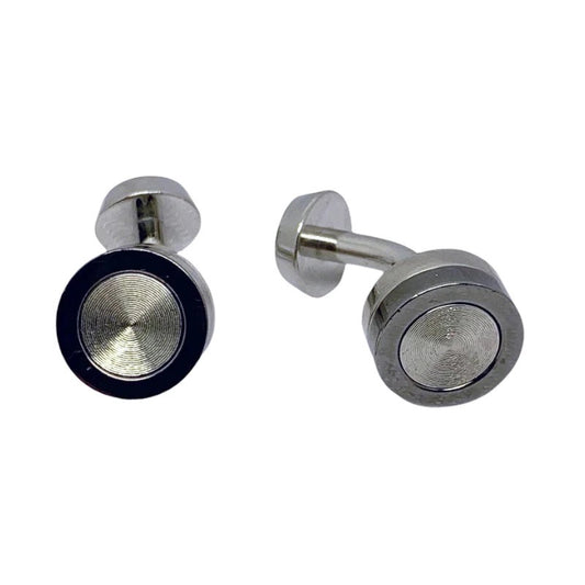 stainless steel hematite cufflinks