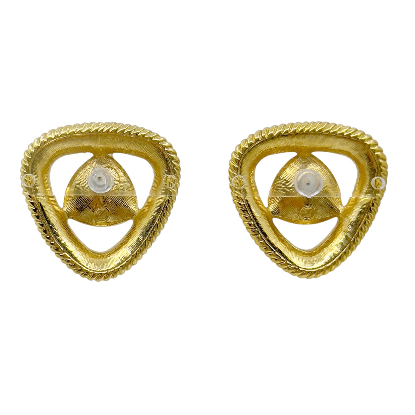 Swarovski crystal Gold tone enamel Earrings