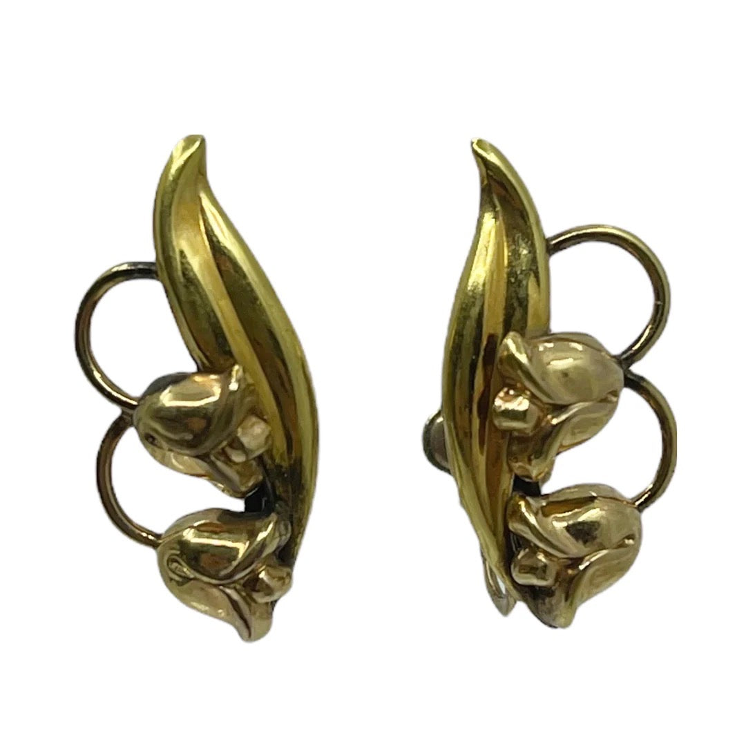 Carl Art 12k gold filled earrings