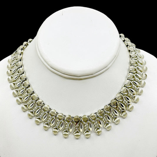 Vintage Coro Silver tone necklace