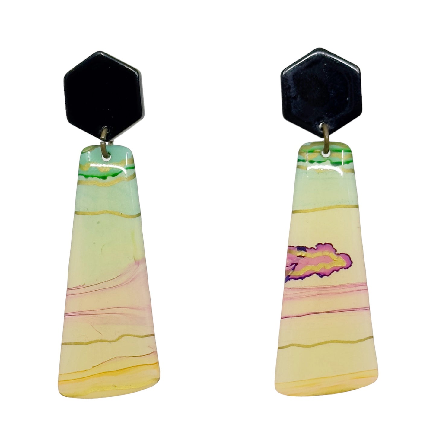 acrylic drop earrings