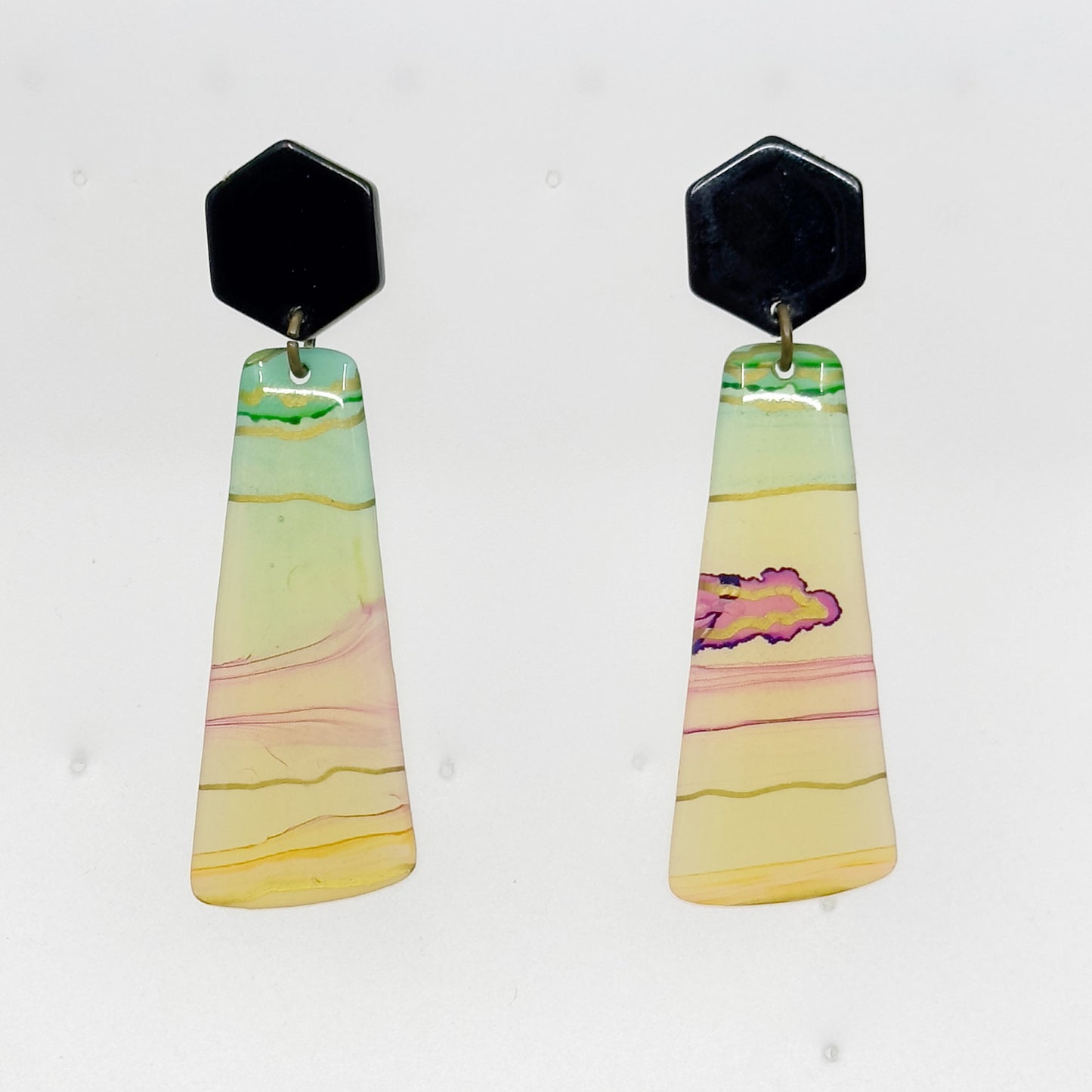 acrylic drop earrings