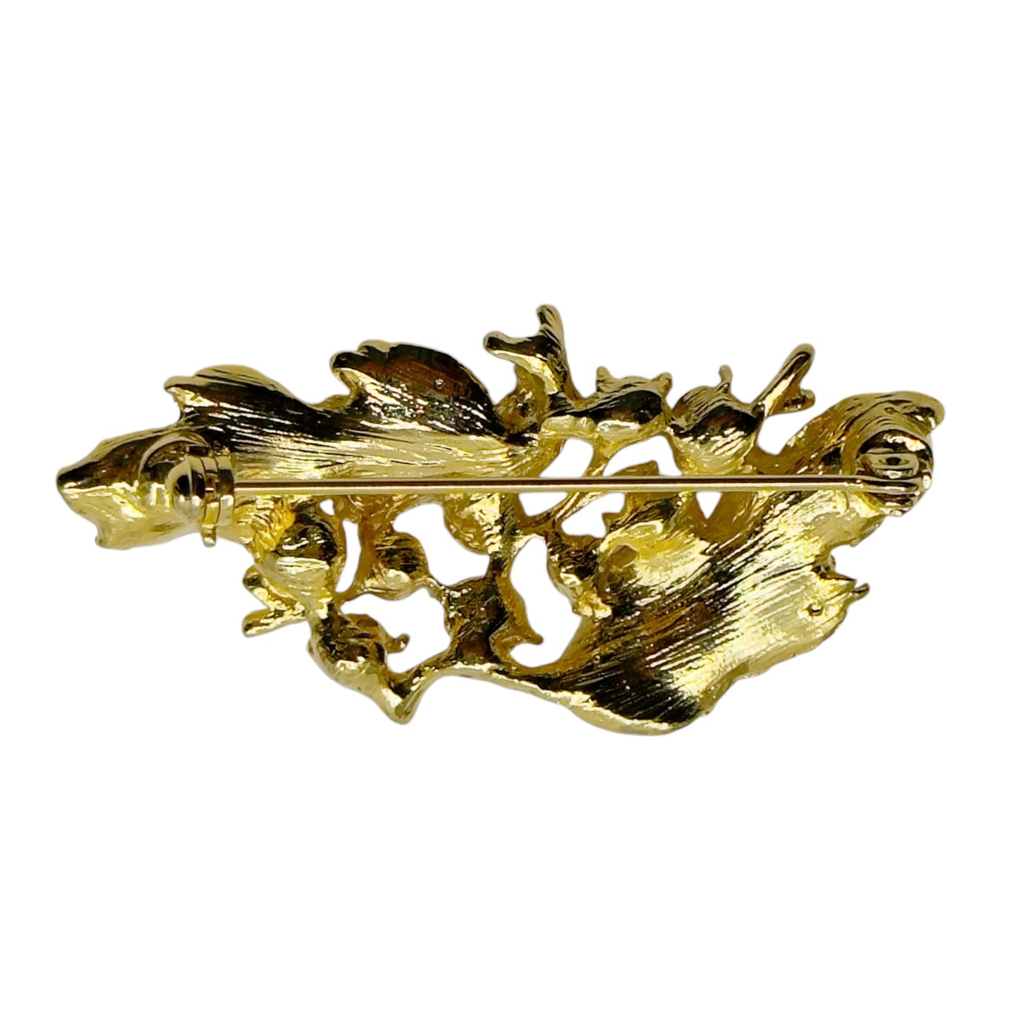 Vintage Gold Tone pearl brooch