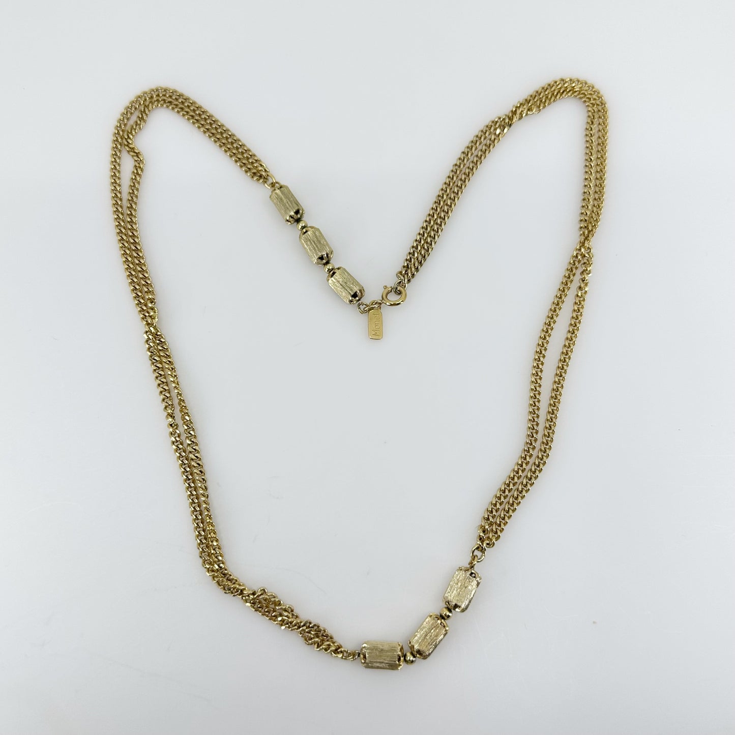 Vintage Monet Gold tone necklace