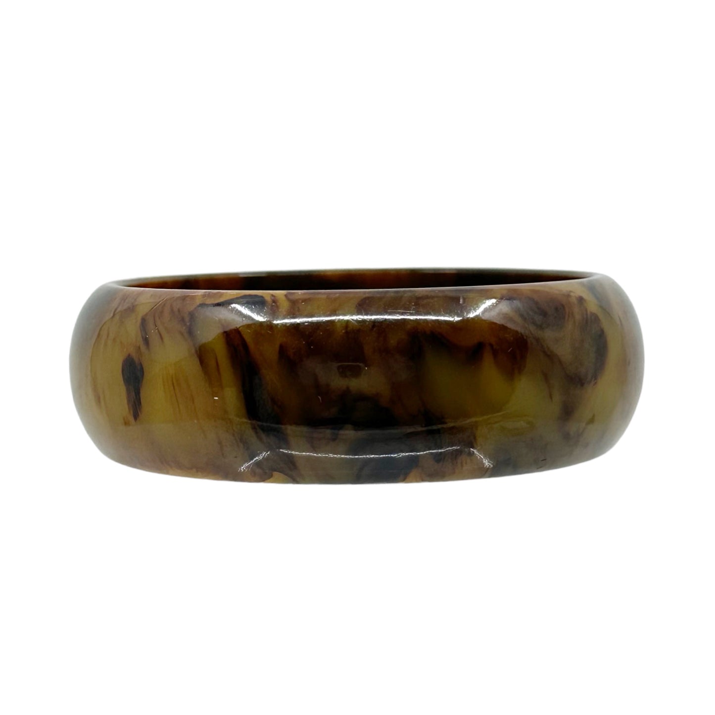 Vintage swirl bakelite bangle bracelet