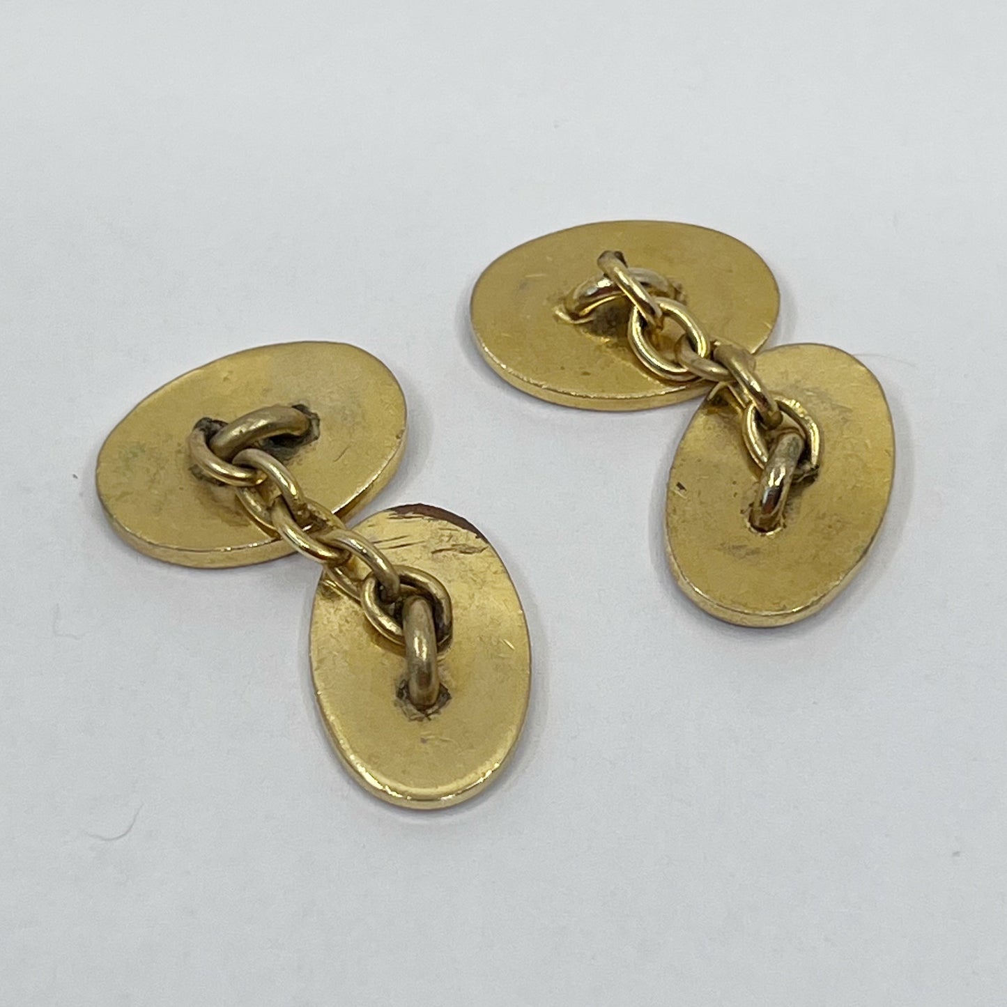 Vintage 12k Gold Filled enamel cufflinks