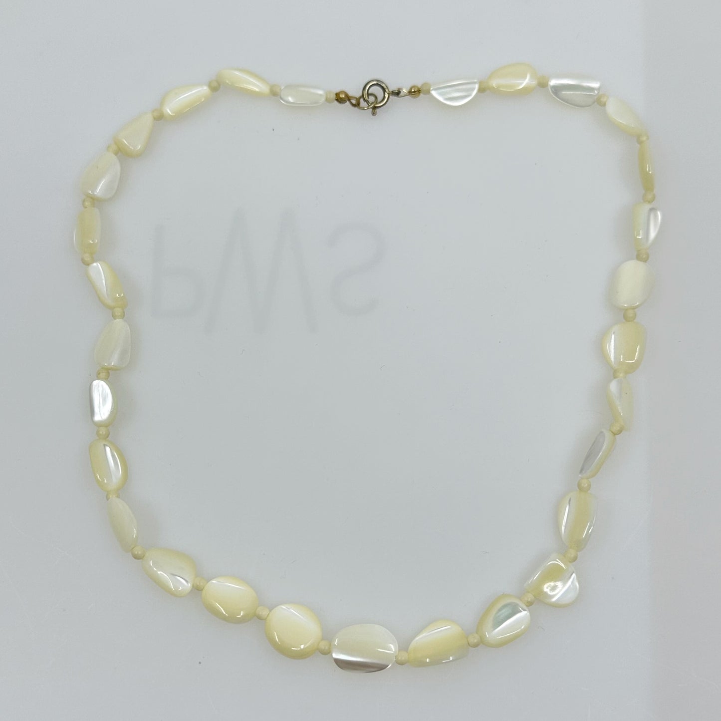 Hand Made Mother of Pearl beads necklace