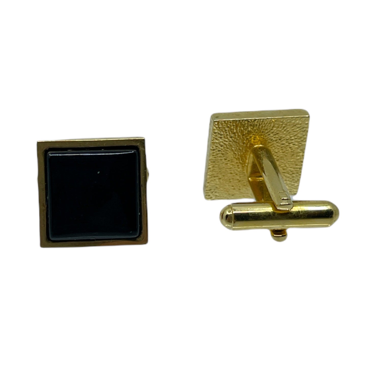 Gold filled onyx cufflinks