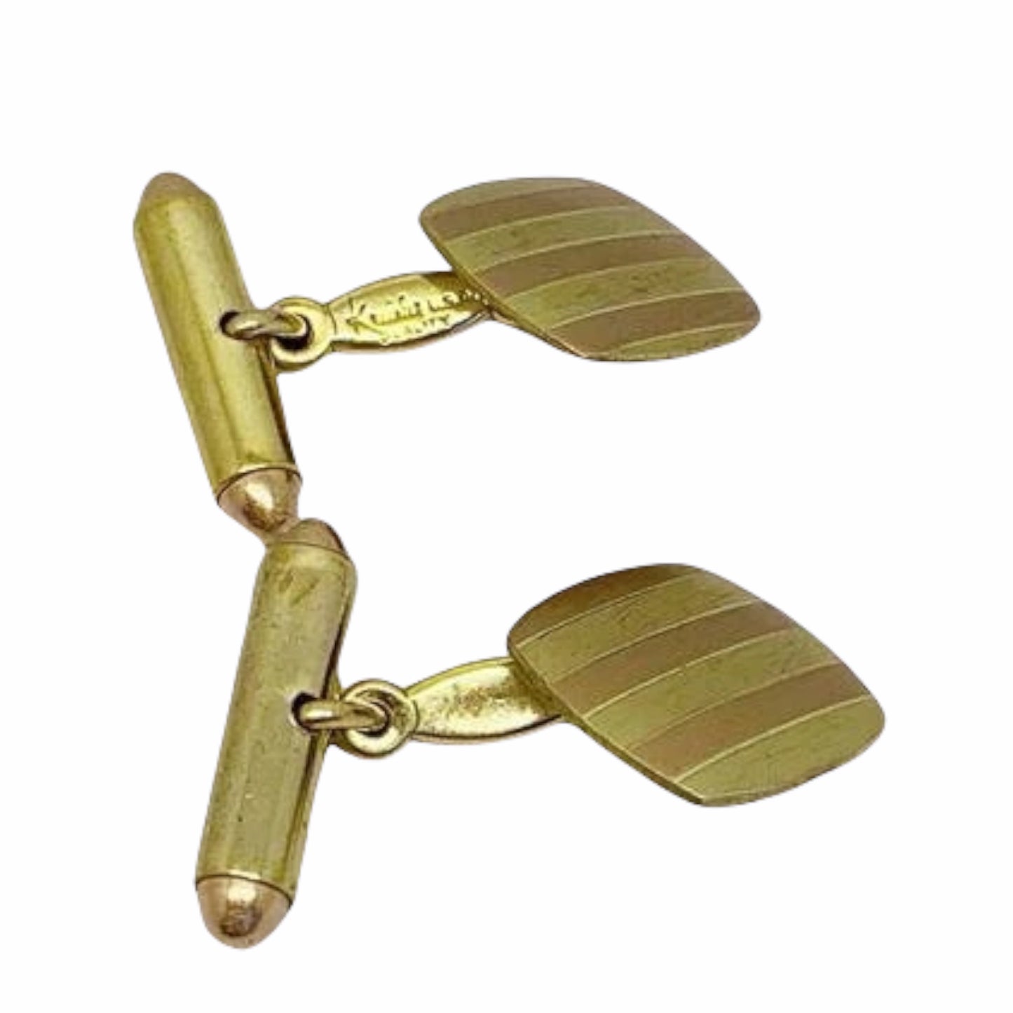 KREISLER 12k GF yellow rose gold cufflinks