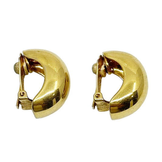 Vintage Grosse Germany gold tone clip on earrings