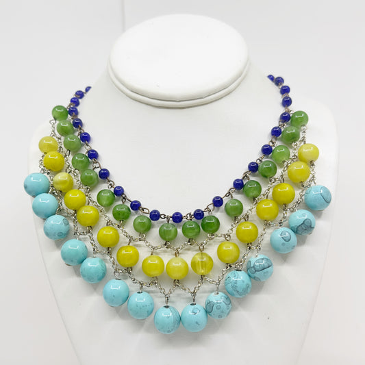 Acrylic beaded necklace