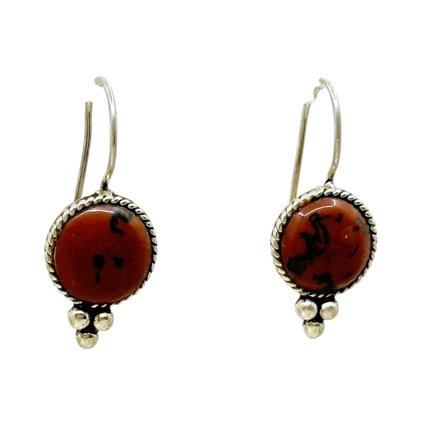 Sterling silver Jasper earrings