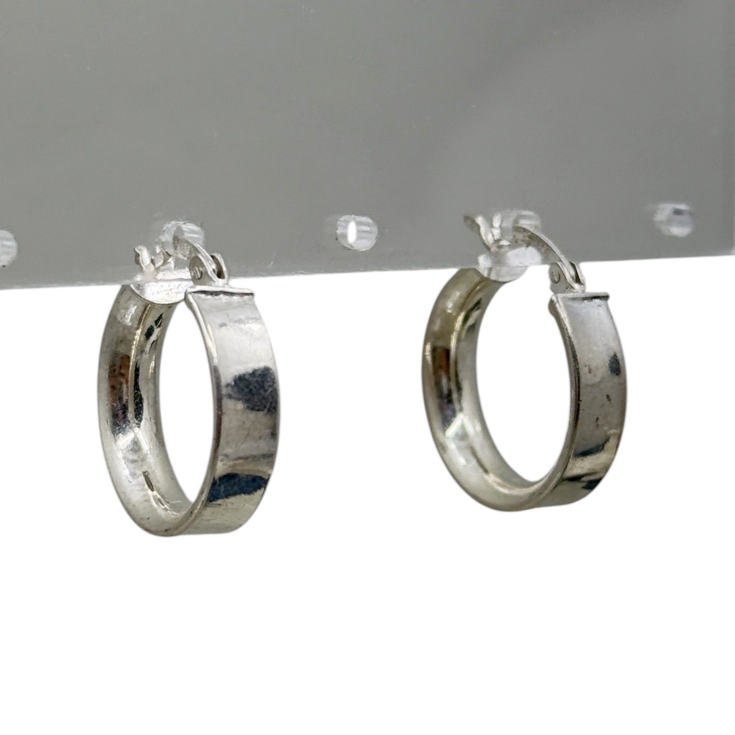 Sterling silver hoop earrings  - GM224