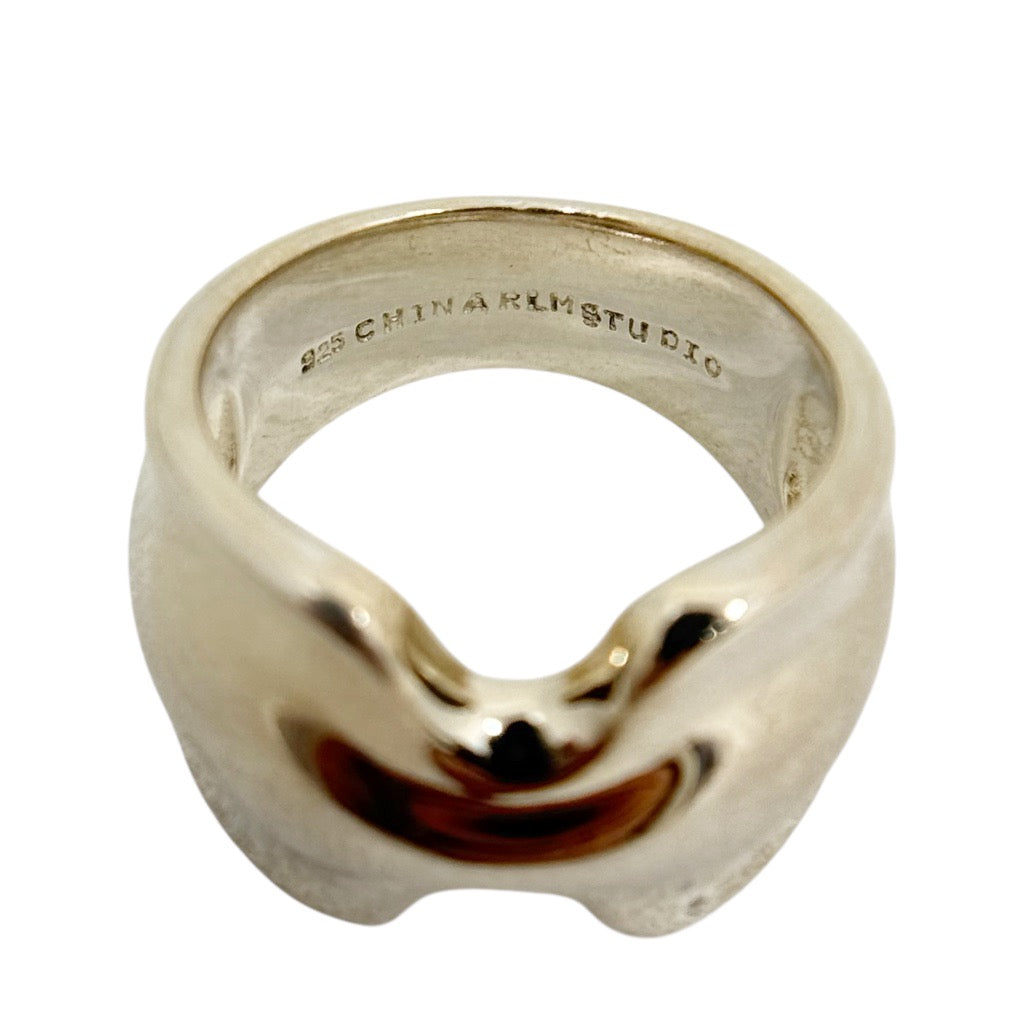 RLM Studio Robert Lee Morris pinched dome band ring - GM265