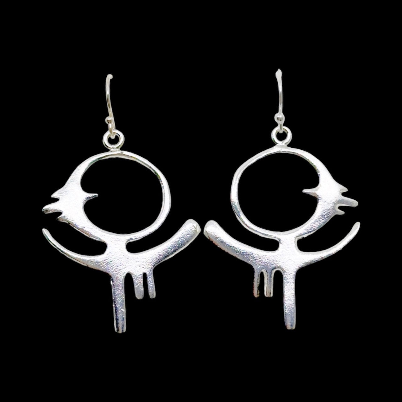 Sterling Silver thunder bird earrings