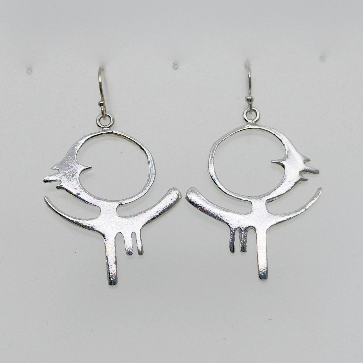 Sterling Silver thunder bird earrings