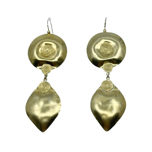 Marcello Fontana gold vermeil sterling silver earrings