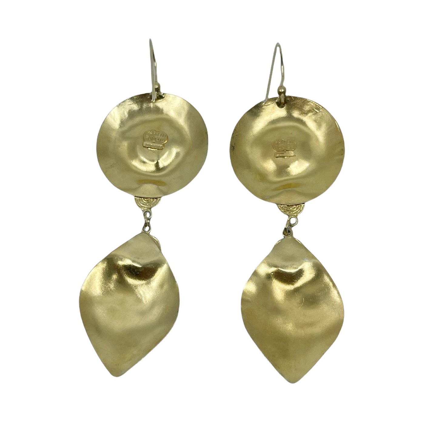 Marcello Fontana gold vermeil sterling silver earrings