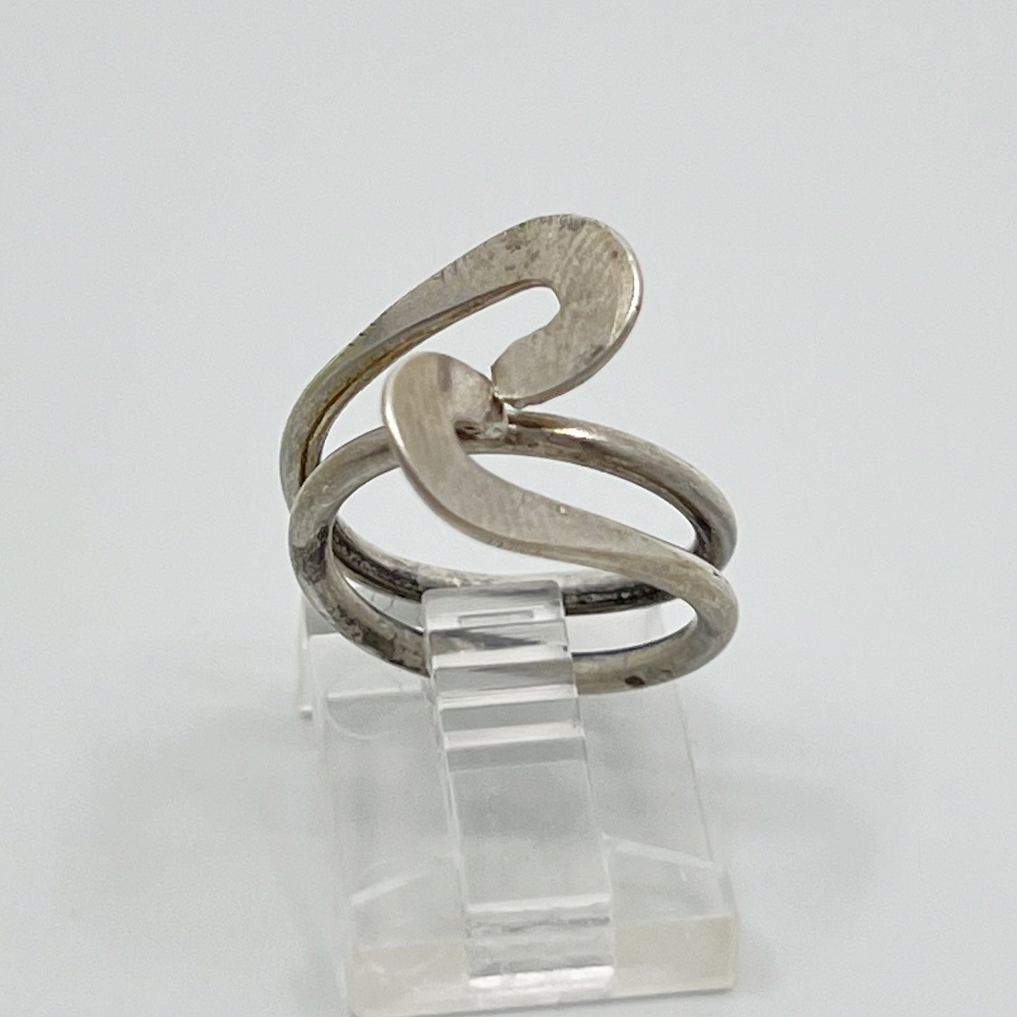 Mid Century 800 silver ring