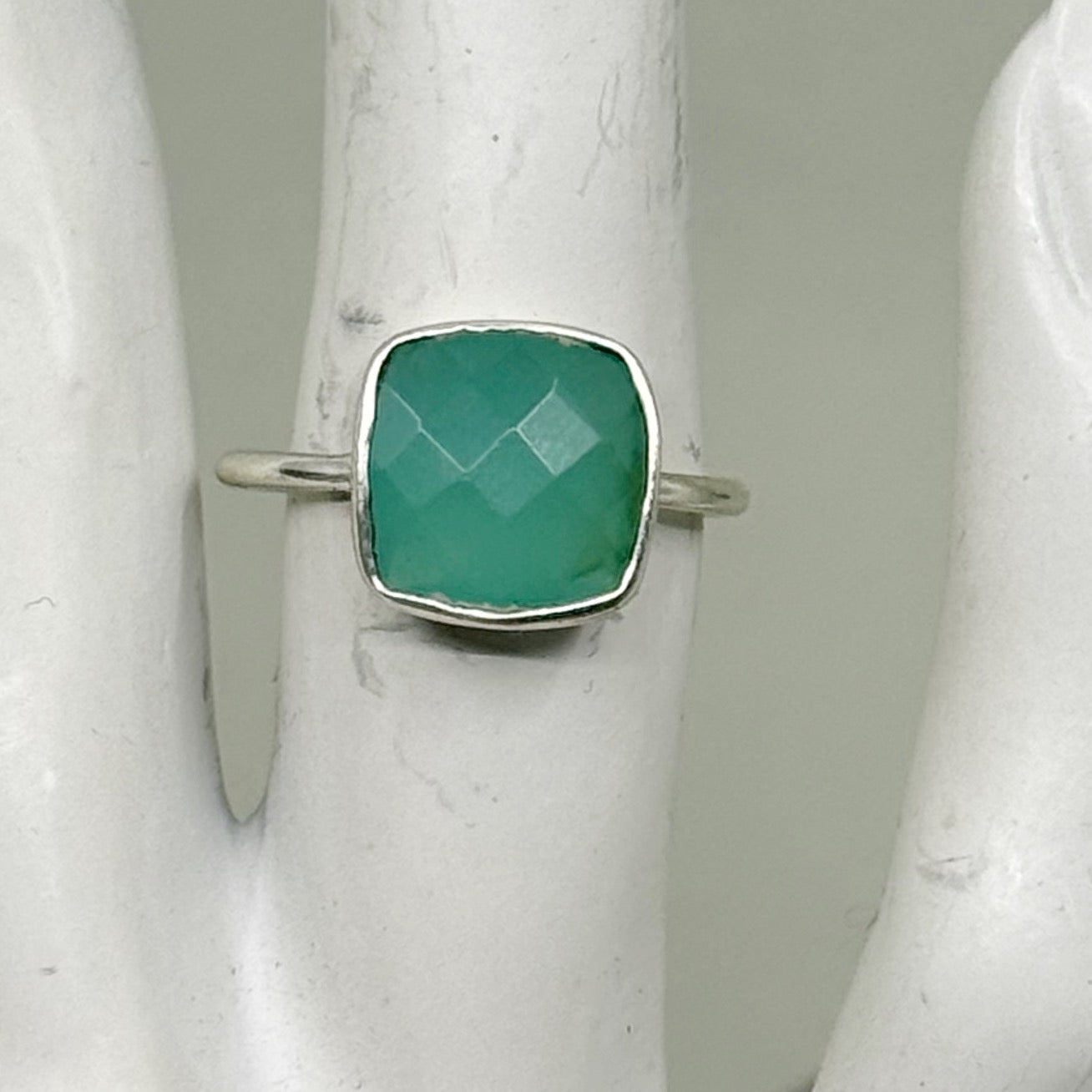 sterling silver Chalcedony ring - GM328