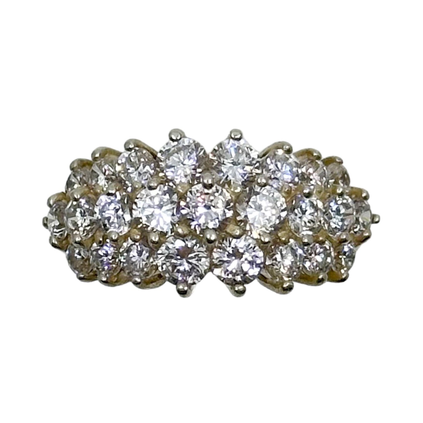 Sterling silver cubic zirconia ring