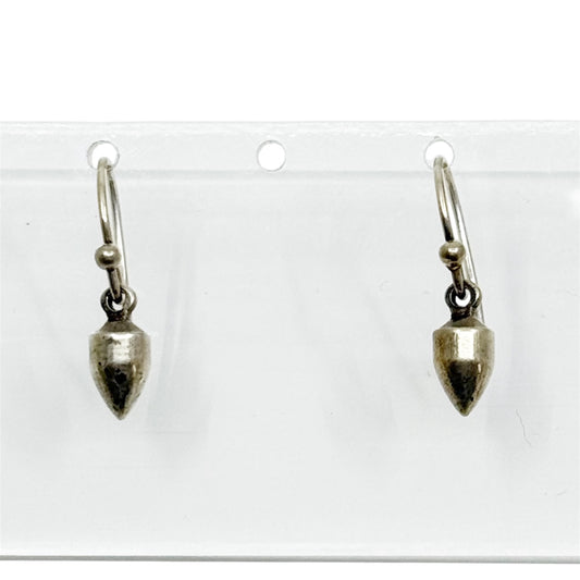 Hand Made sterling silver bead cone drop earrings GM836