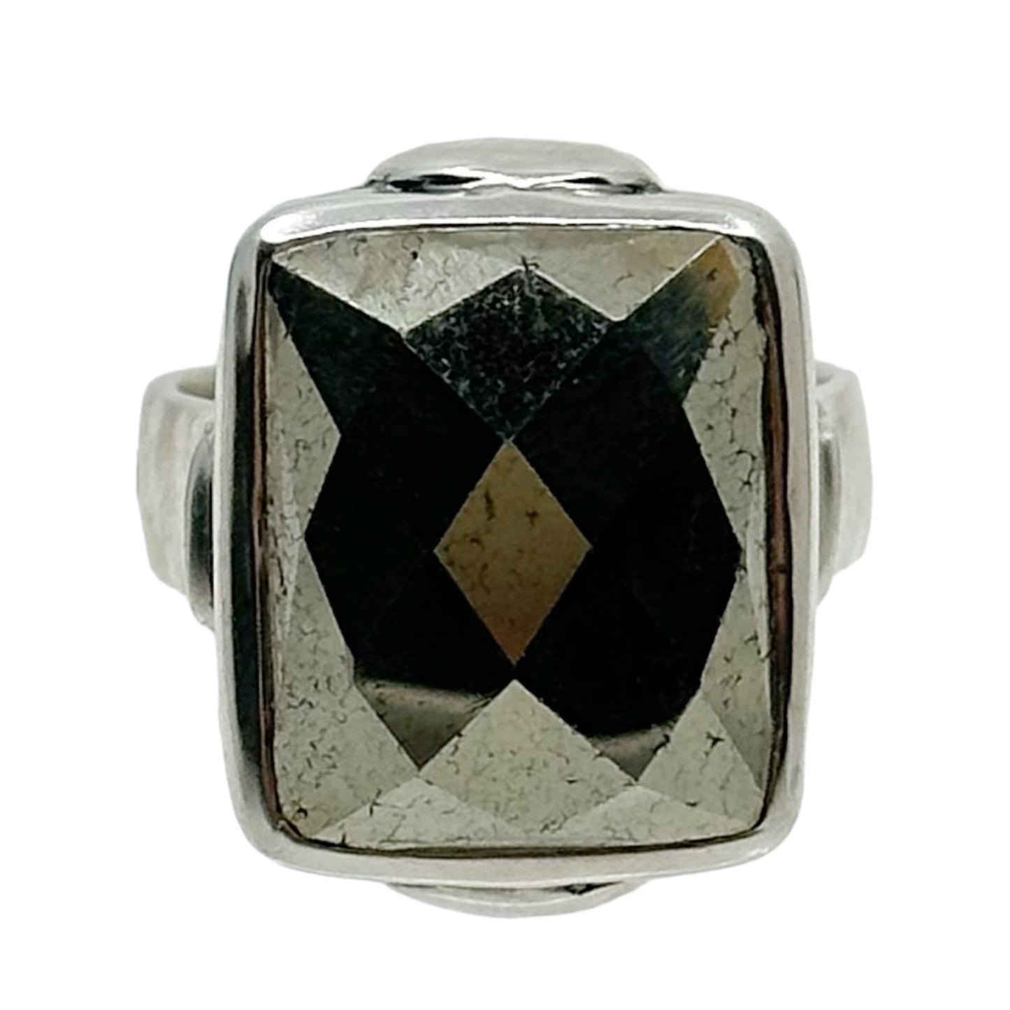 Silpada Sterling silver hematite ring