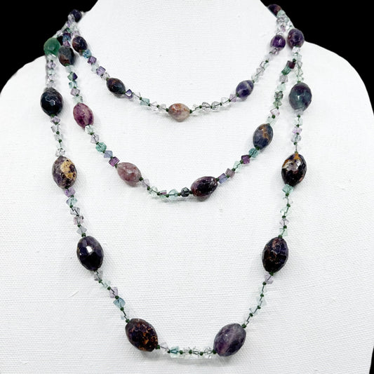 Chan Luu fluorite bead necklace