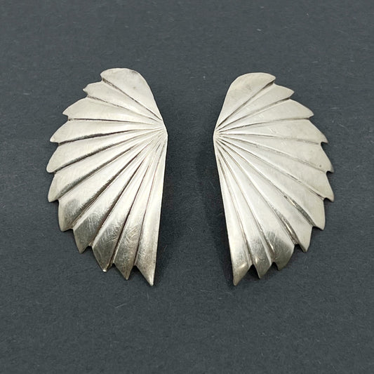 vintage Zuni sterling silver earrings