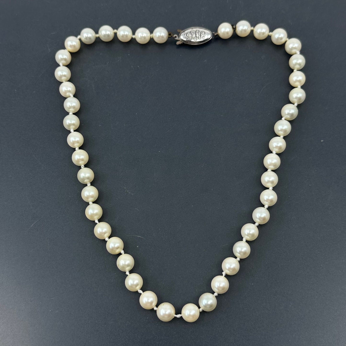 Ralph Lauren sterling silver pearl necklace