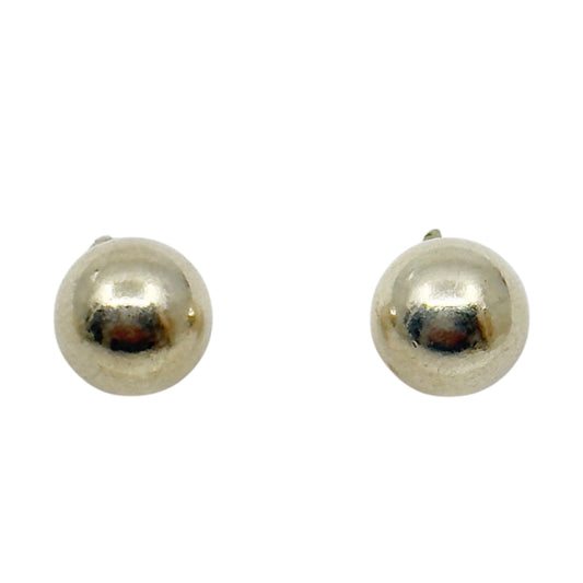 sterling silver bead stud earrings GM860