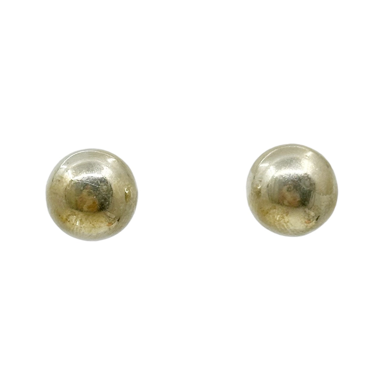 sterling silver  Dome stud earrings