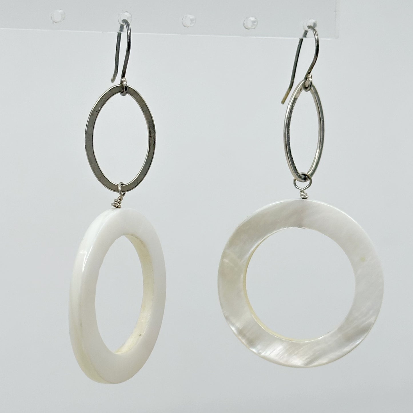 Sterling silver Mother of Pearl earrings