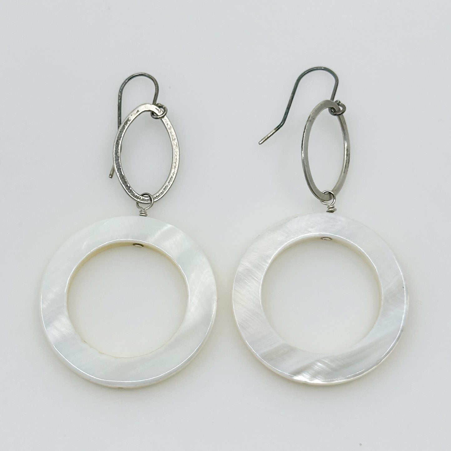 Sterling silver Mother of Pearl earrings