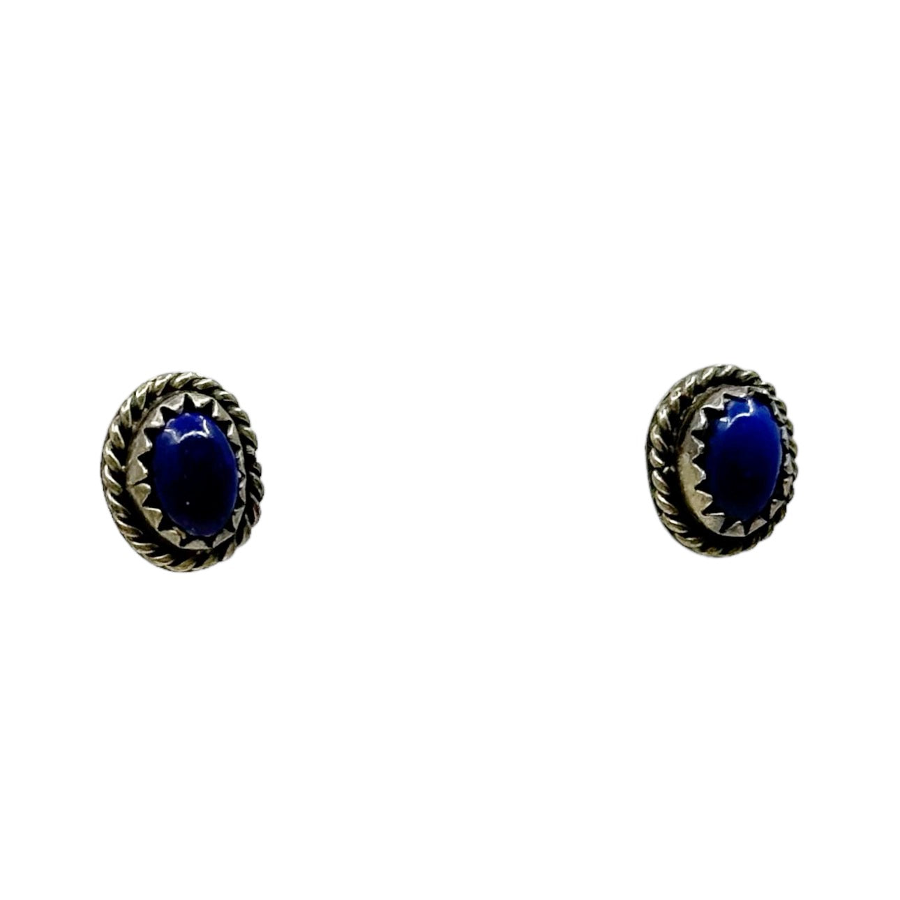 Zuni sterling silver  lapis lazuli  stud earrings