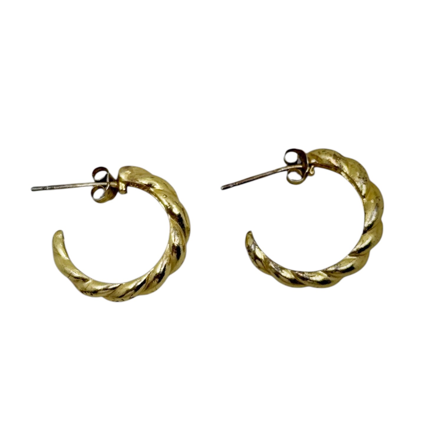 Fas Gold vermeil Sterling silver huggie earrings - GM482